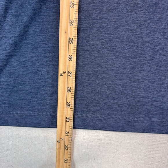 Vuori Shirt Adult Sz XXL Blue Strato Tech Tee Short Sleeve Stretch Gym Mens V126 - Picture 8 of 12
